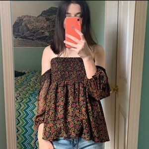 NWOT AE Summer Off the Shoulder Top